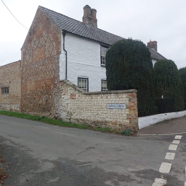 View of 96 High Street Northwold Norfolk a grade II listed building, photo taken as part of site walkover for Heritage impact assessment