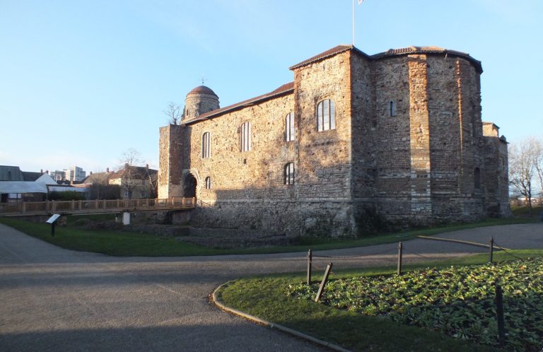 Colchester Castle a Norman Keep with foundation built upon the Roman temple of Claudius, Colchester 