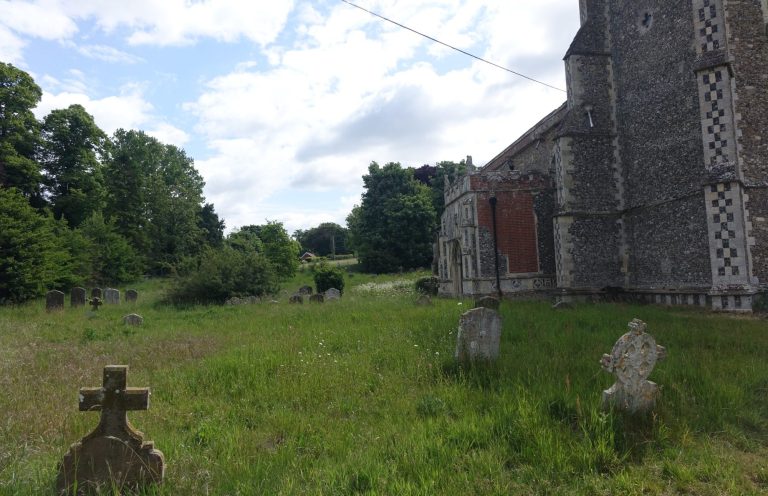 Grade I listed church of the Church of Saint Mary the Virgin Parham Suffolk