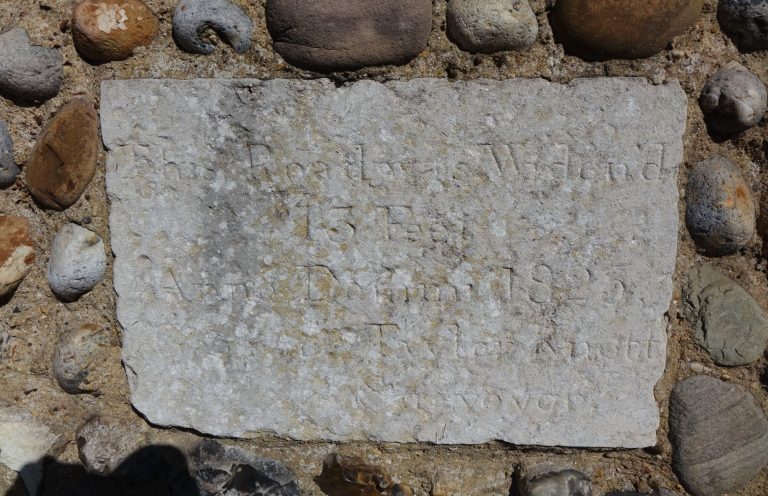 Marker Stone of moving of Highway boundary at Newmarket Road, Cringleford, Norfolk Heritage Impact Assessment